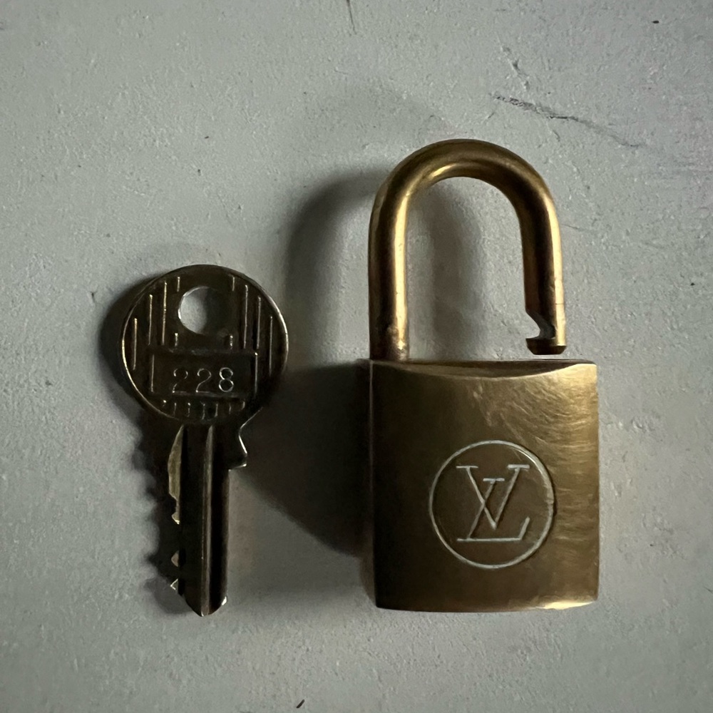 Authentic Louis Vuitton Lock and Key